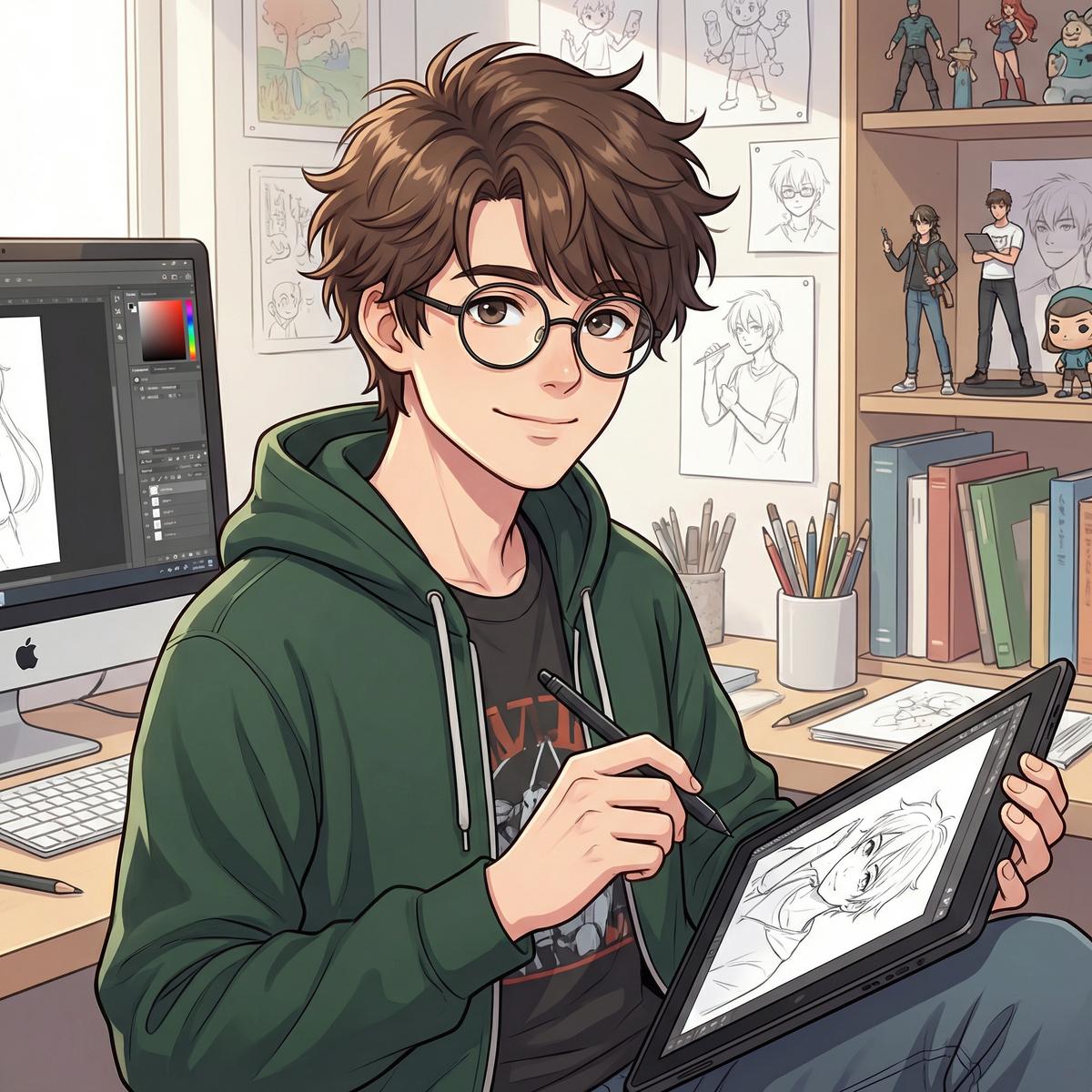 小马拉大车AI动漫技术总监陈星河